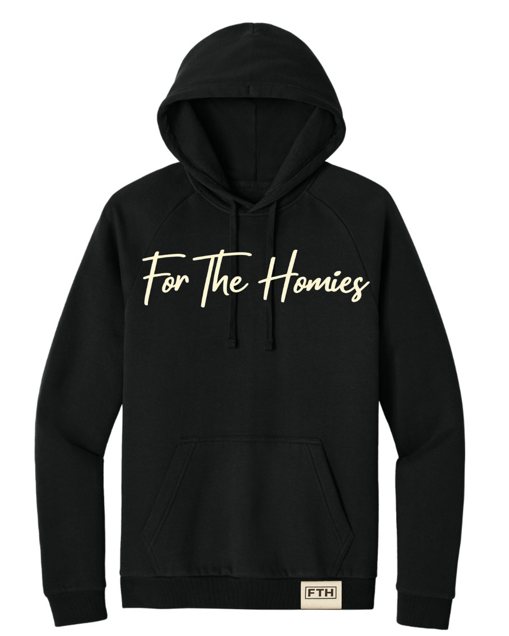Black & Cream - Premium FTH Cloud Fleece Hoodie