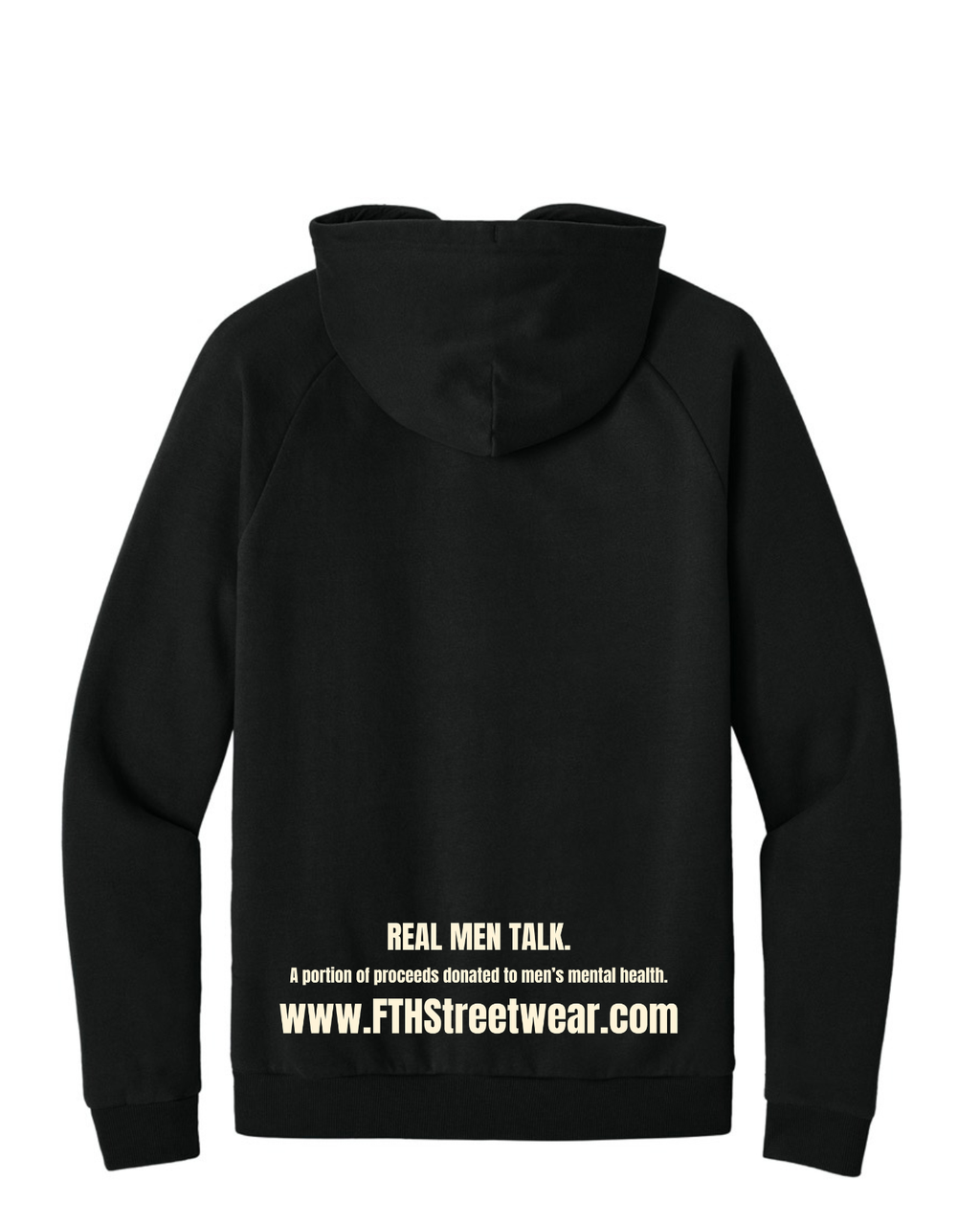 Black & Cream - Premium FTH Cloud Fleece Hoodie