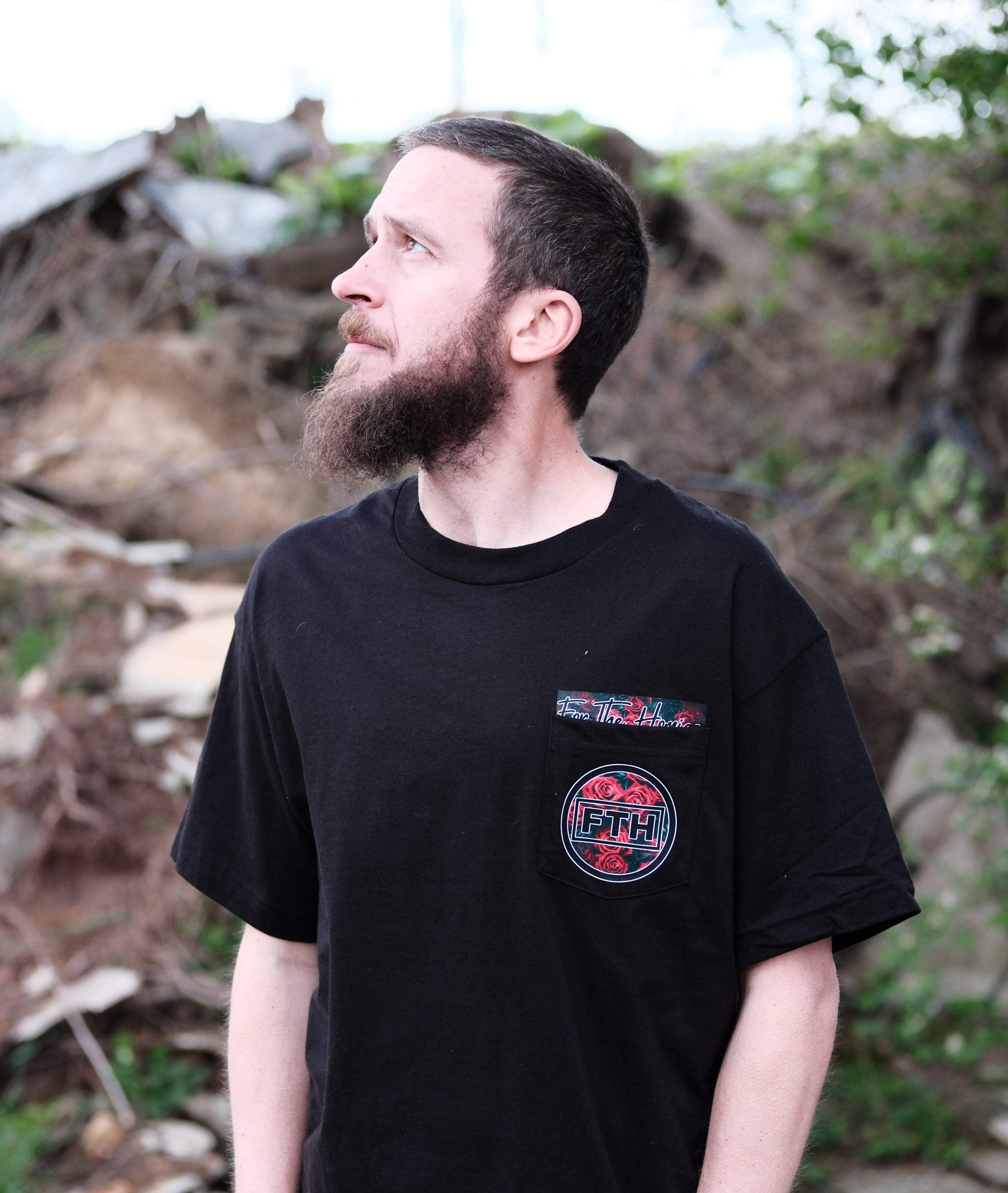 FTH Roses 🌹 Heavyweight Pocket Tee