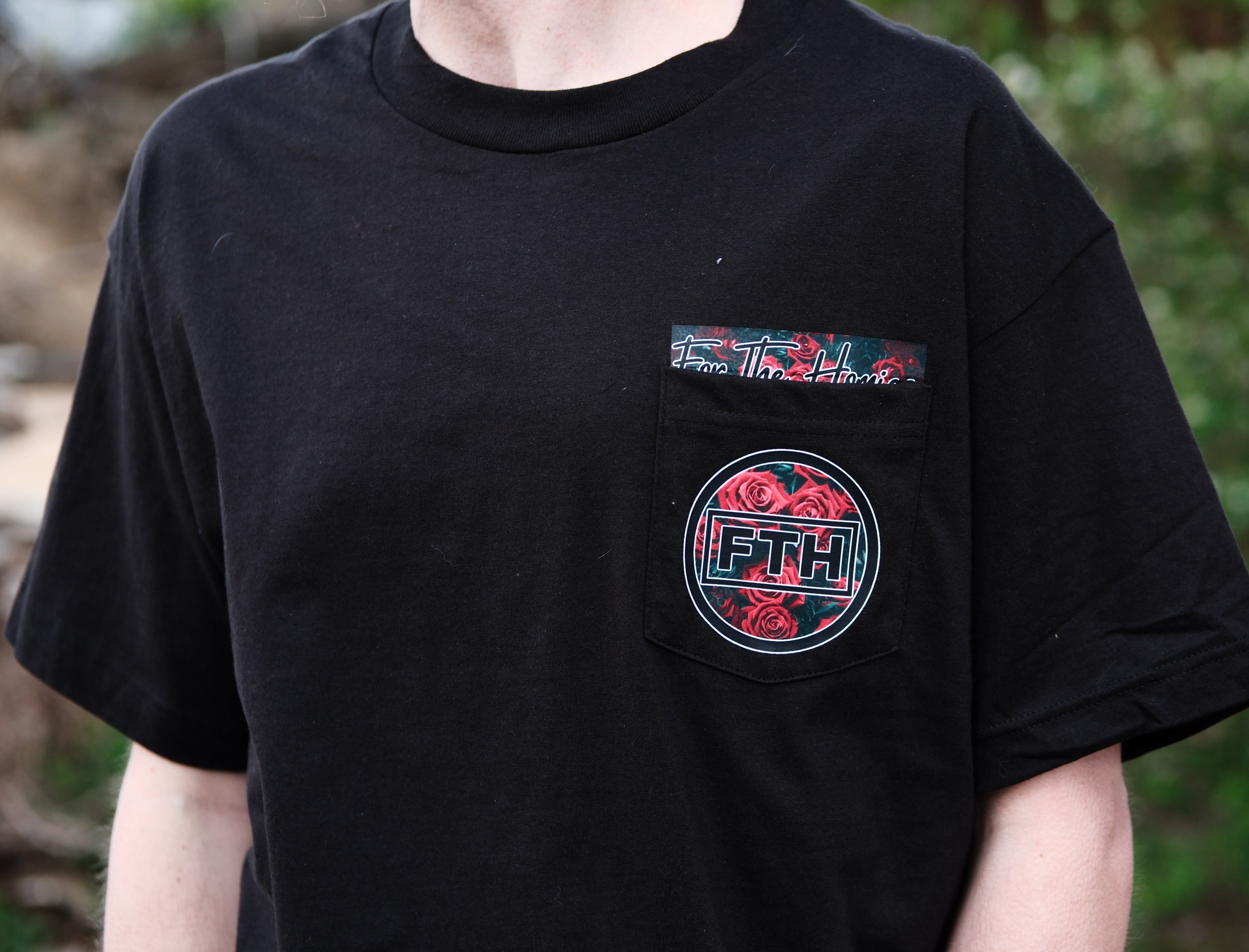 FTH Roses 🌹 Heavyweight Pocket Tee