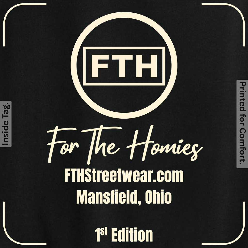Black & Cream - Premium FTH Cloud Fleece Hoodie